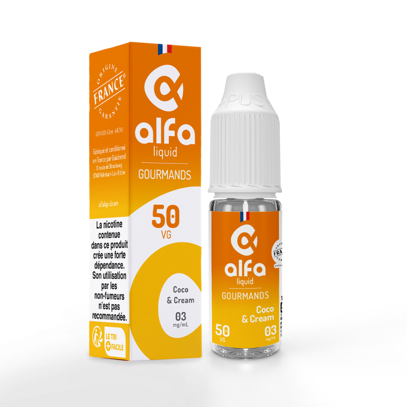 Coco & Cream 10 ml - Alfaliquide Coco & Cream 10 ml - Alfaliquide