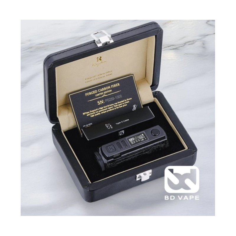 geek vape battery Mod Rayden 100 V2 Carbone Forgé Brillant Limited Edition 1000pcs