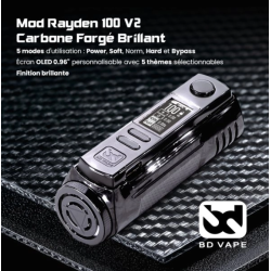 Mod Rayden 100 V2 Carbone Forgé Brillant Limited Edition 1000pcs - Bd Vape