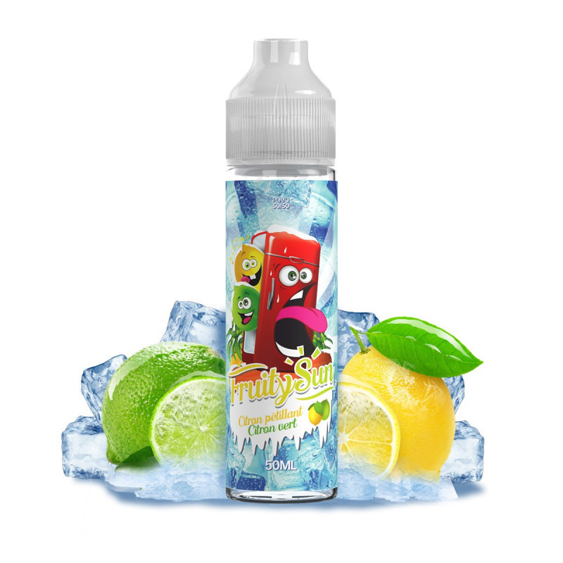 Citron pétillant Citron vert - Fruity Sun - 50ml