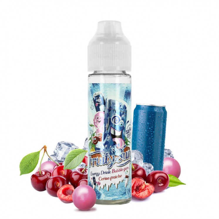 Energy Drink Bubble Gum Cerise Fraiche - Fruity Sun - 50ml