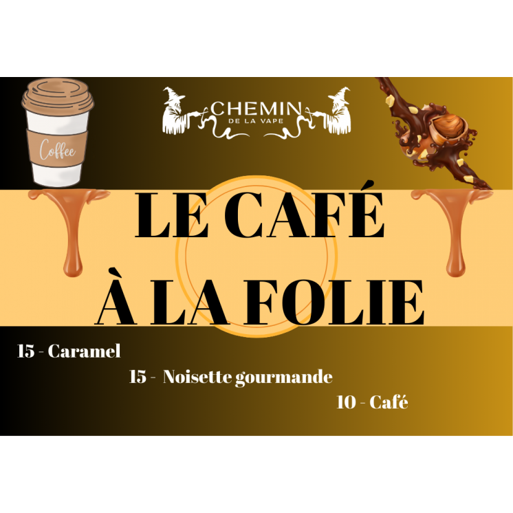 Le café à la folie 60 ml - Bobble liquide