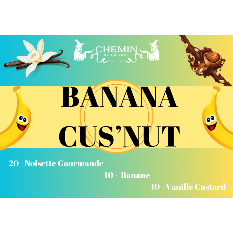 Banana Cus'nut 60 ml - Bobble liquide