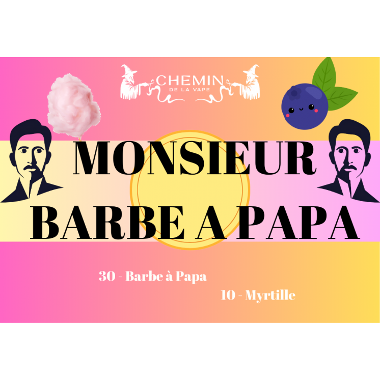 Monsieur Barbe à Papa 60 ml - Bobble liquide