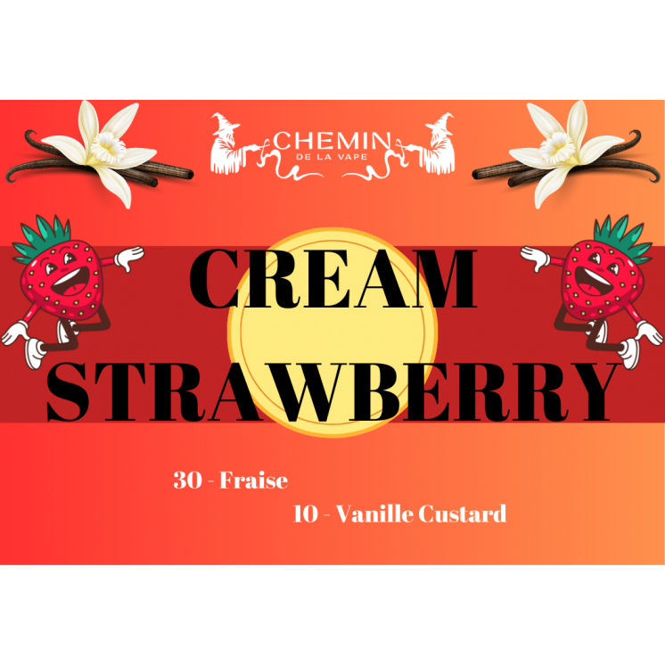 Cream Strawberry 60 ml - Bobble liquide